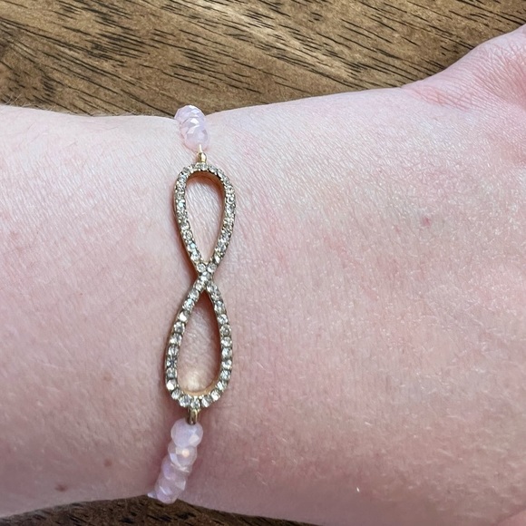 Pink Infinity Bracelet - Picture 4 of 8